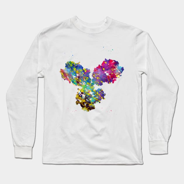 Antibody molecule Long Sleeve T-Shirt by erzebeth